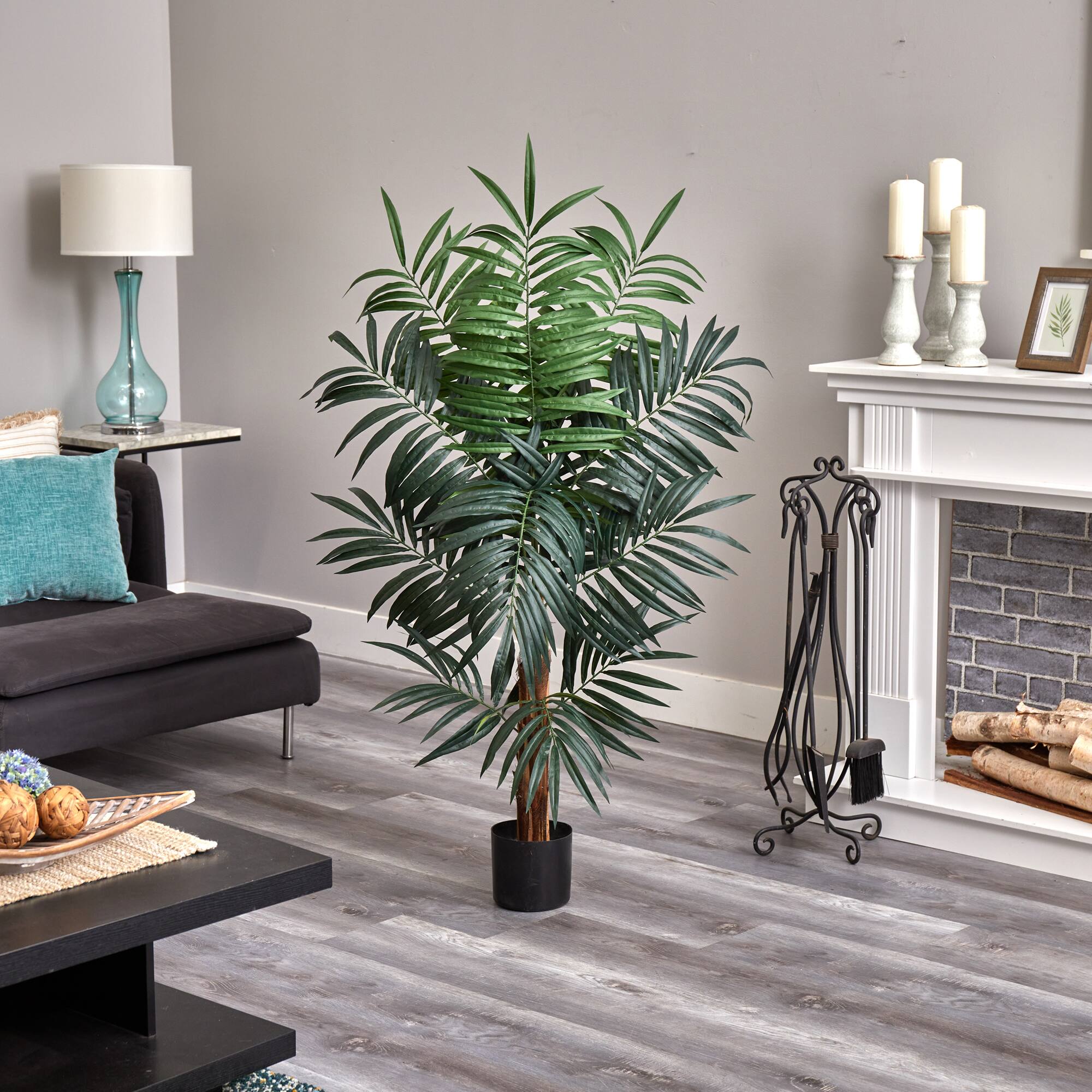 4.5ft. Potted Bulb Areca Palm Tree